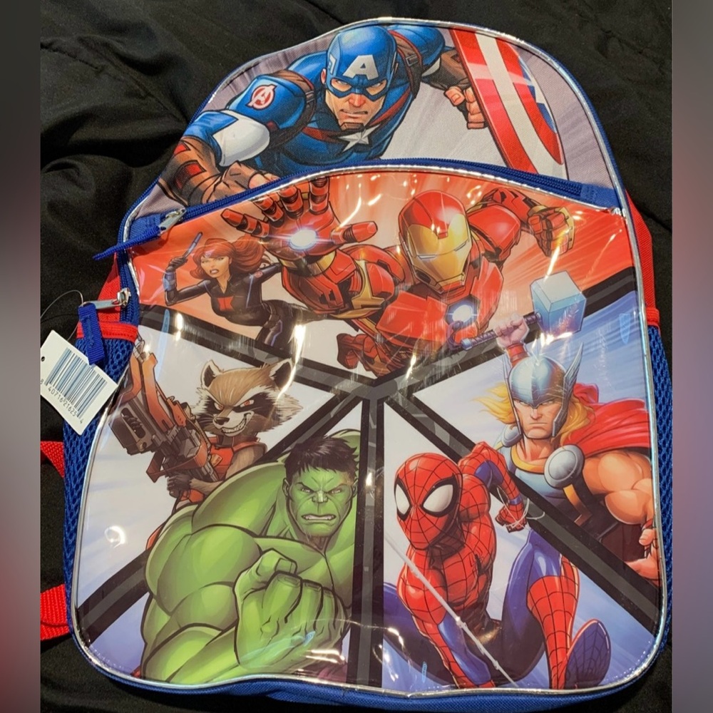 Marvel Avengers 16" Blue and Red Backpack